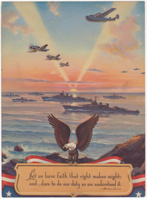 Let us have faith that right makes might; and...dare to do our duty as we understand it – Abraham Lincoln